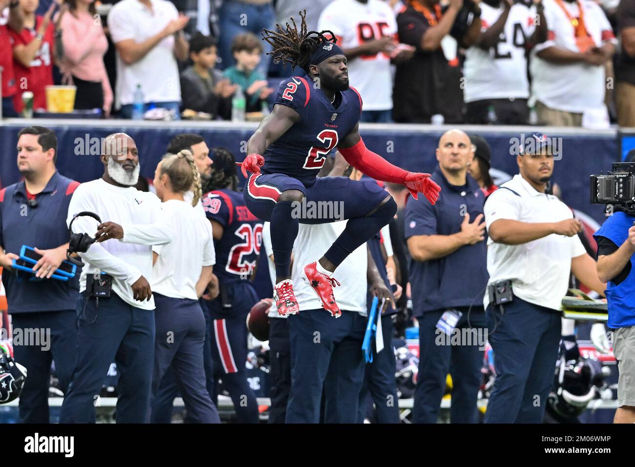 Houston Texans defensive back Tavierre Thomas (2) runs against the New York  Giants during an NFL football game Sunday, Nov. 13, 2022, in East  Rutherford, N.J. (AP Photo/Adam Hunger Stock Photo - Alamy