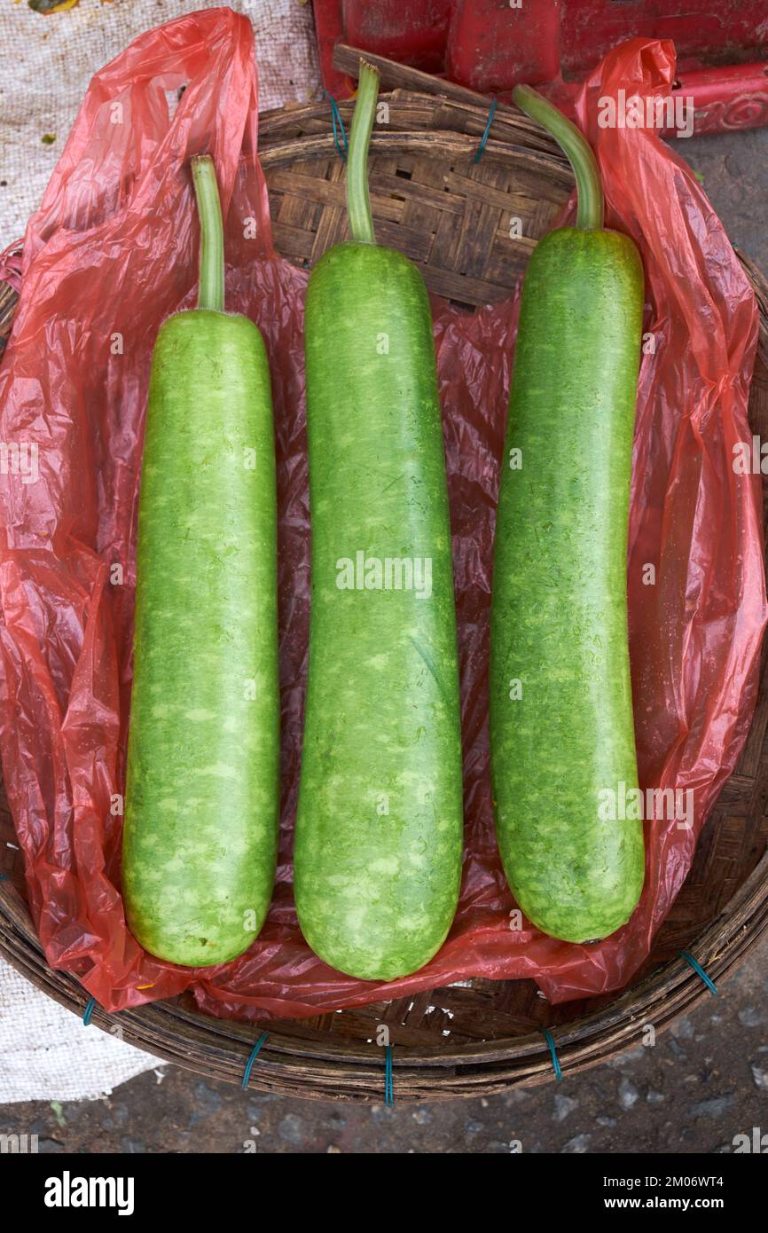 Morning Food Market Hoi An Vietnam Stock Photo