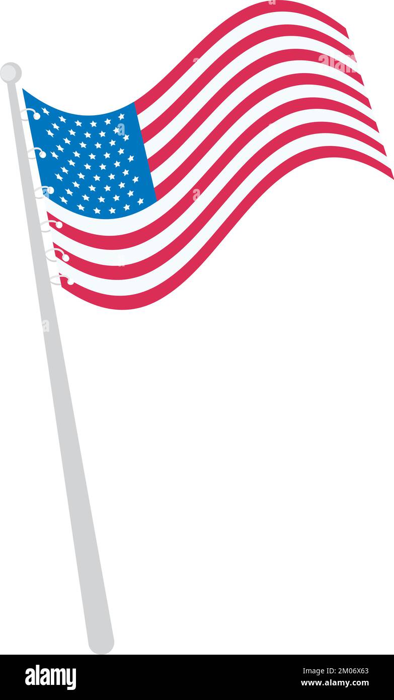 usa flag illustration Stock Vector Image & Art - Alamy