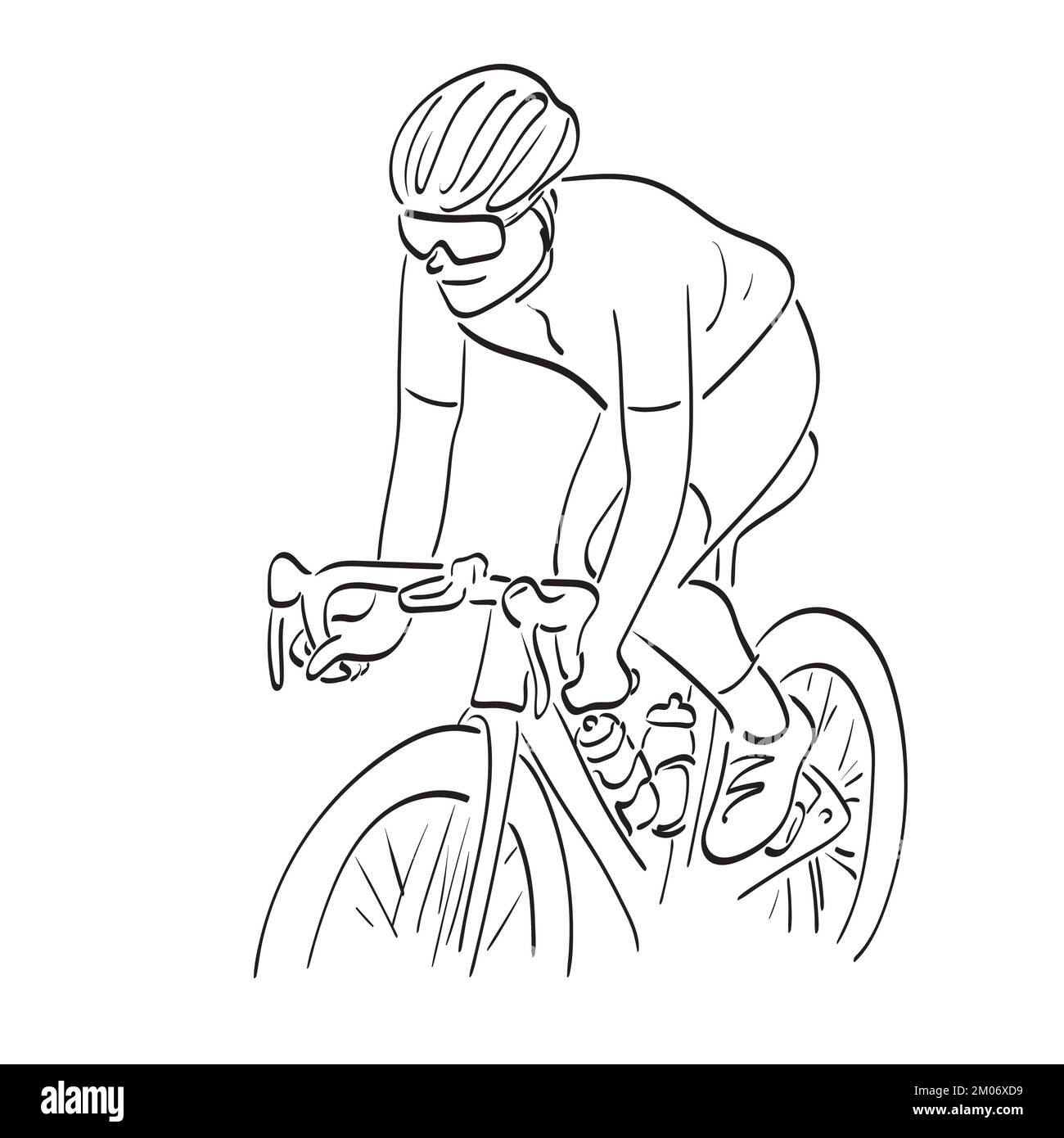 Professional cyclist Stock Vector Images Alamy