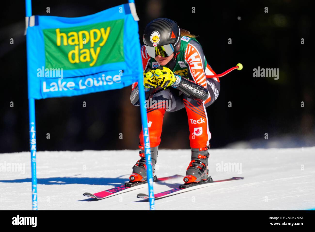 Canada's Valerie Grenier skis the course during the women's World Cup