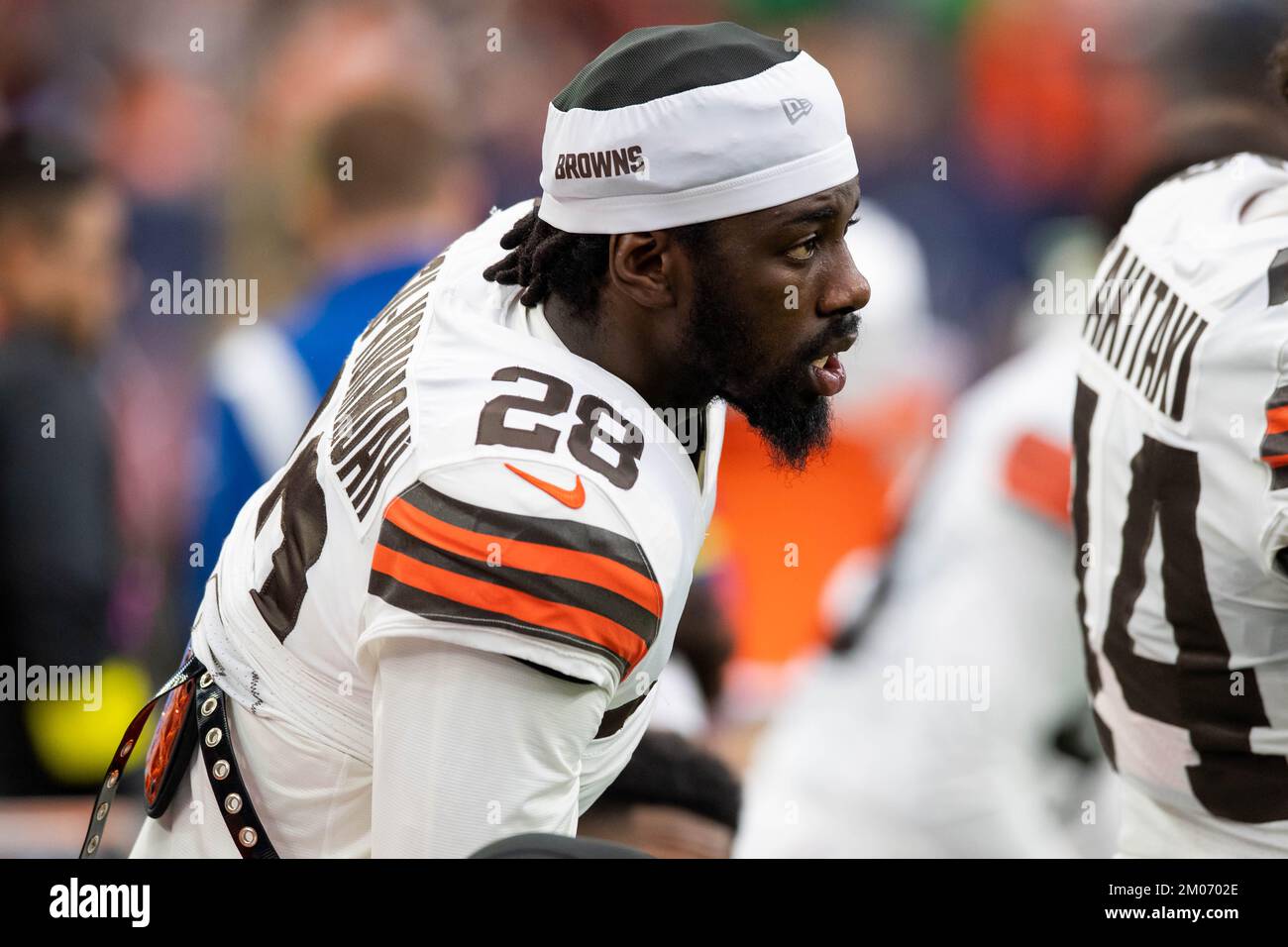 Houston Texans linebacker Jake Hansen (49) during an NFL football game  against the Cleveland Browns on Sunday, December 4, 2022, in Houston. (AP  Photo/Matt Patterson Stock Photo - Alamy