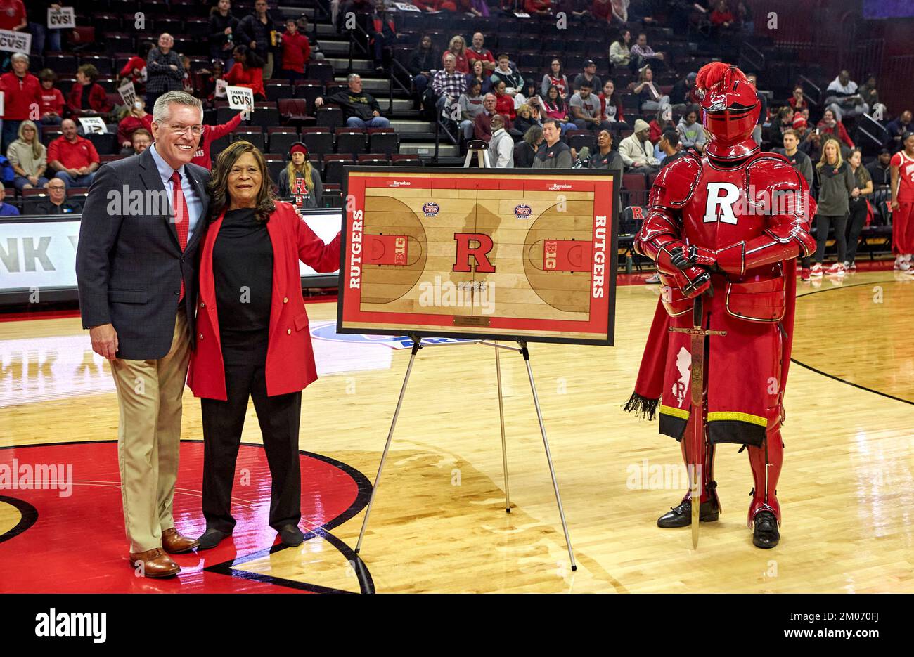 Piscataway, New Jersey, USA. 4th Dec, 2022. Rutgers honors former head