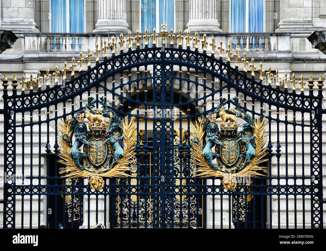 Buckingham Palace, located in the City of Westminster in London, is the