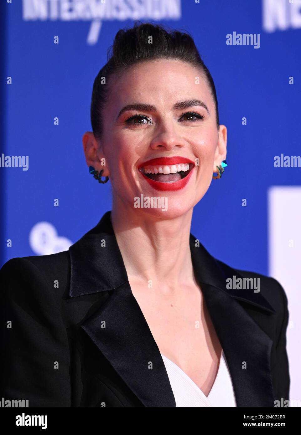 London, UK. 04th Dec, 2022. December 4th, 2022, London, UK. Hayley Atwell arriving at the 25th British Independent Film Awards, Old Billingsgate, London. Credit: Doug Peters/Alamy Live News Stock Photo
