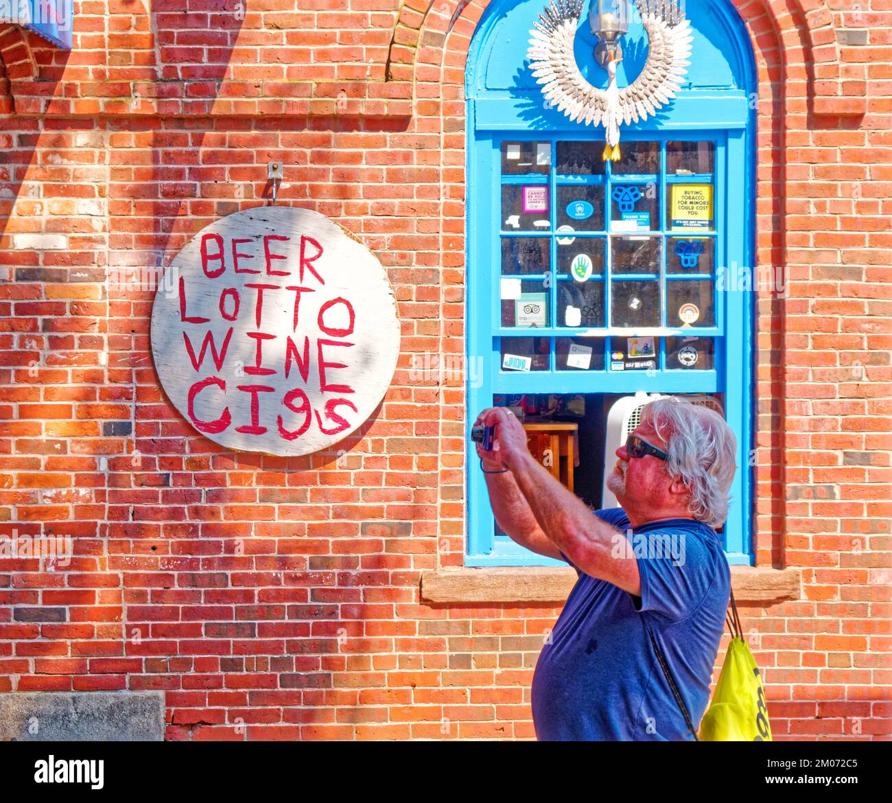 Convenient Store in Portland Maine Stock Photo Alamy