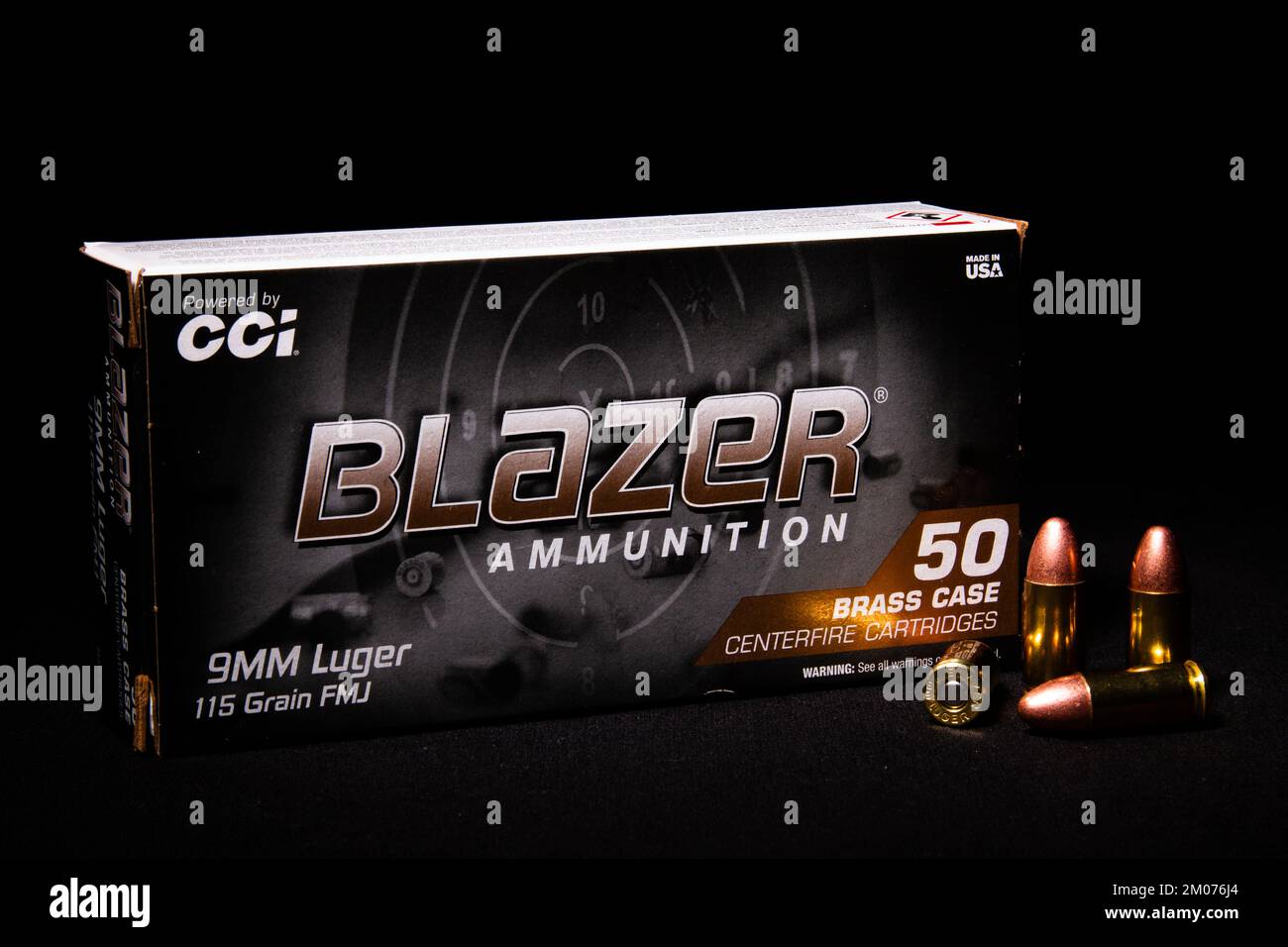 CCI Blazer 9mm Ammunition Stock Photo