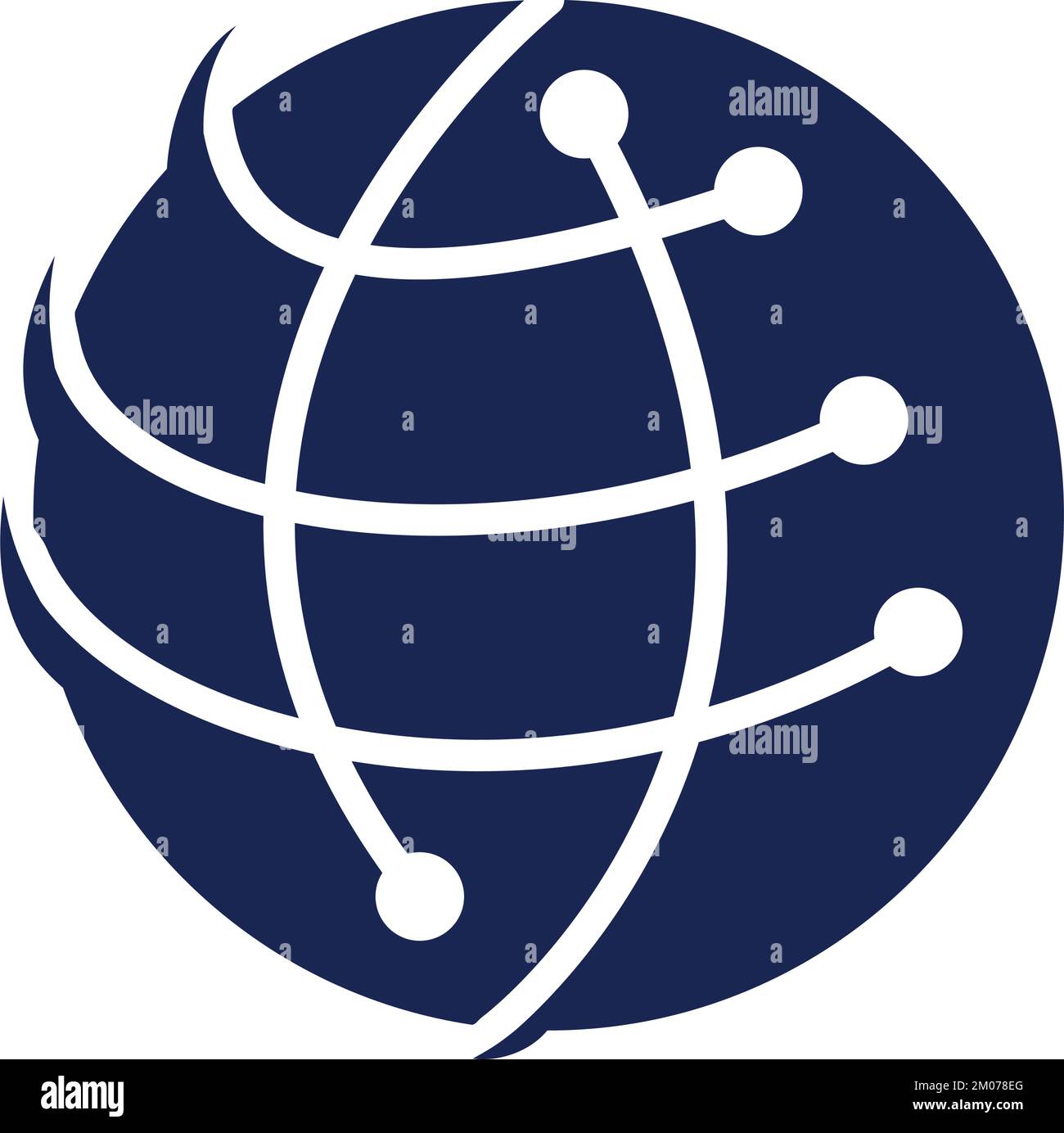 technology global logo template Icon Illustration Brand Identity Stock ...