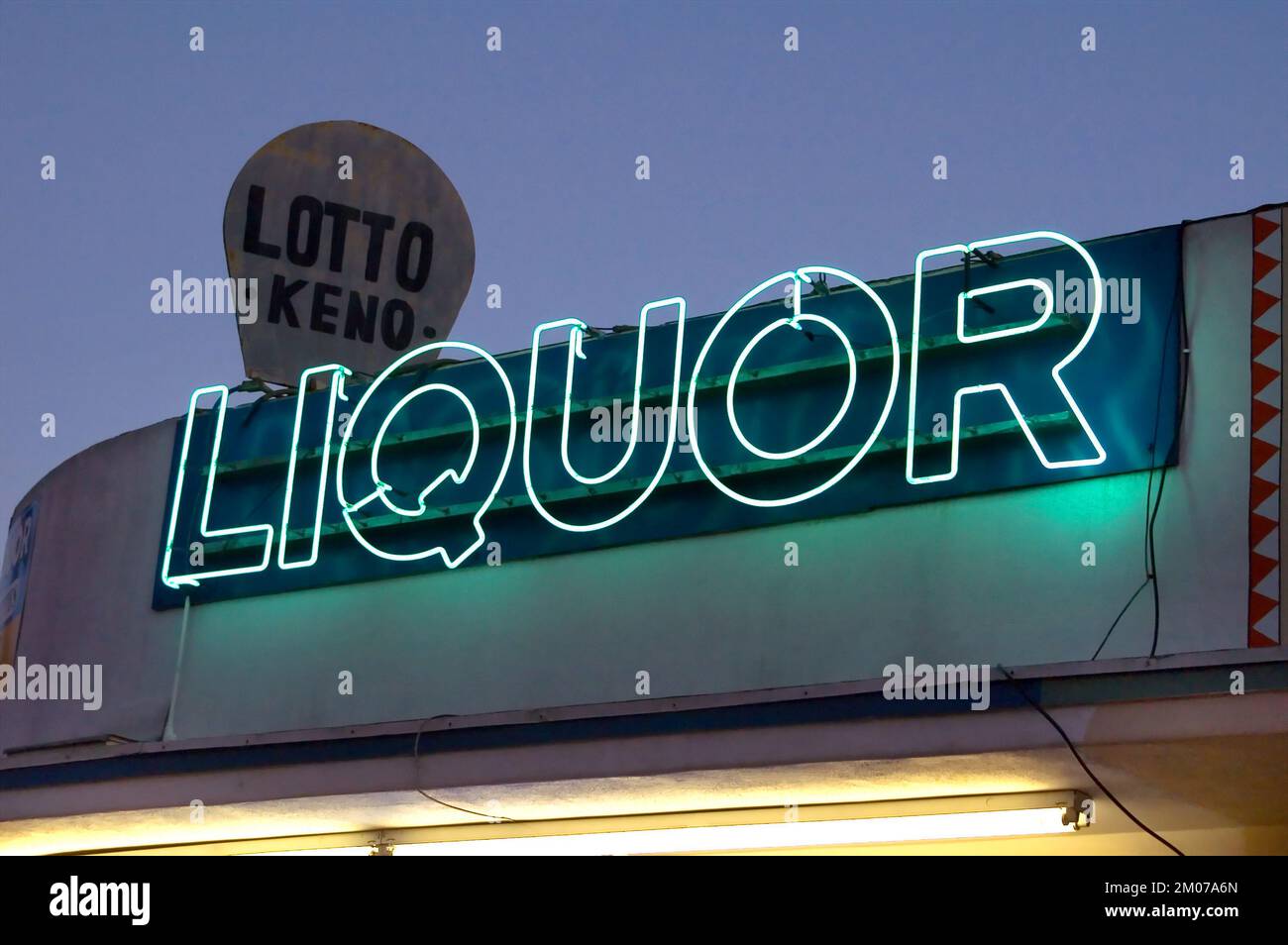 Liquor Store Sign in San Diego, California Stock Photo Alamy