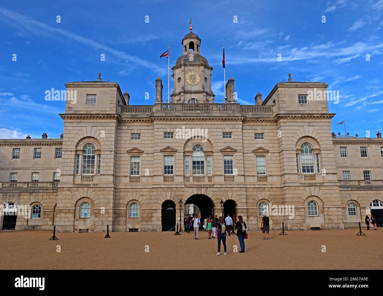 Horseguards Parade, Whitehall - Horse Guards Rd, Whitehall, London , England, UK, SW1A 2BE Stock Photo