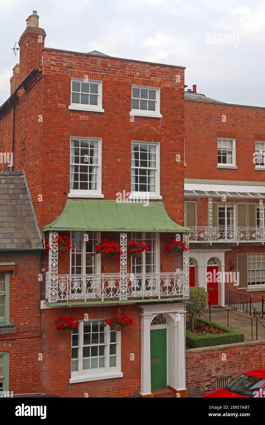 9, Castle Street, A Grade II* Listed Building in Hereford, County of Herefordshire, England, UK, HR1 2NW Stock Photo