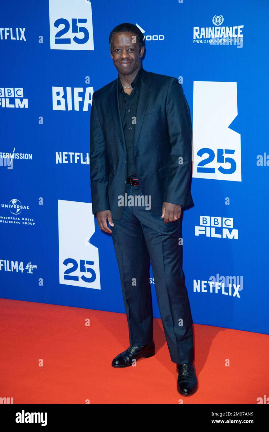 Adrian Lester attending the 25th British Independent Film Awards 2022
