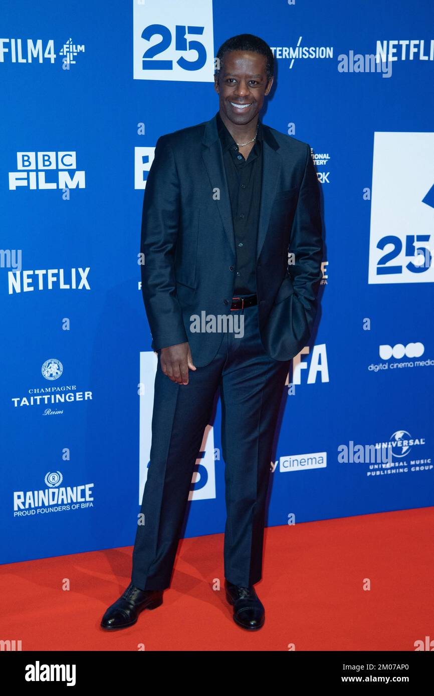 Adrian Lester attending the 25th British Independent Film Awards 2022