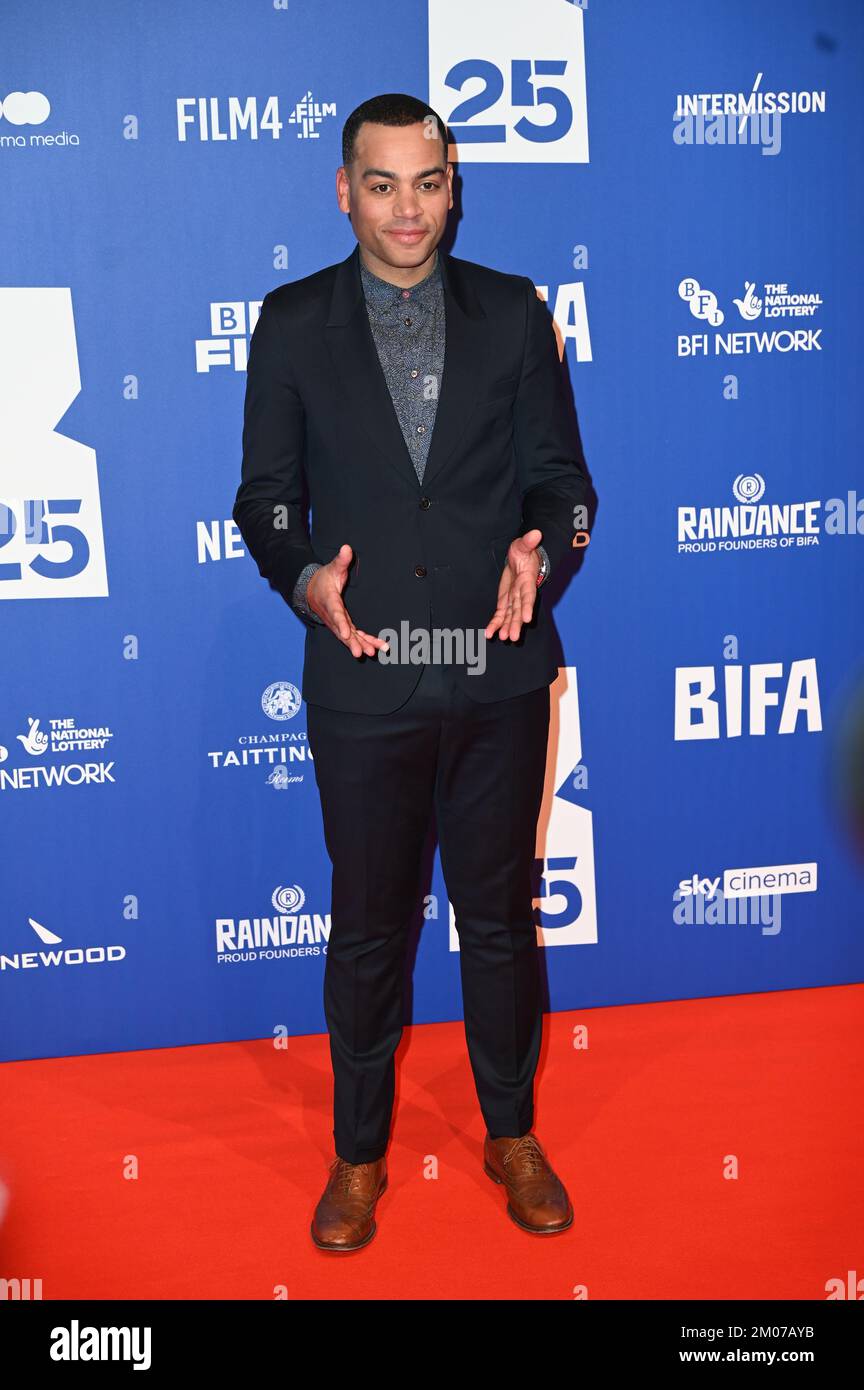 Old Billingsgate, London, UK. 4th December 2022: 25th British Independent Film Awards. Credit: See Li/Picture Capital/Alamy Live News Stock Photo