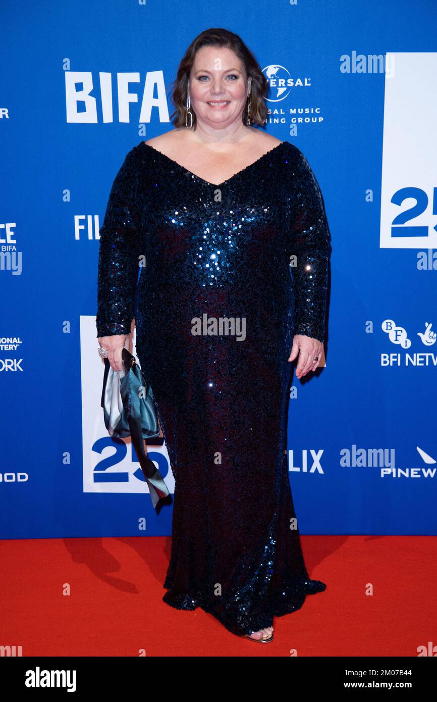 London, UK. 04th Dec, 2022. Joanna Scanlan attending the 25th British