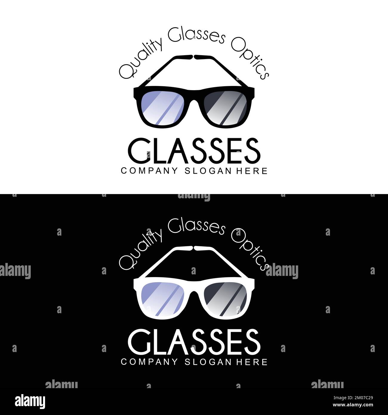 Glasses Logo, Fashion Look Vector, Design For Clothing Store, Glasses Shop,  Eye Care Eye Salon Stock Vector Image & Art - Alamy