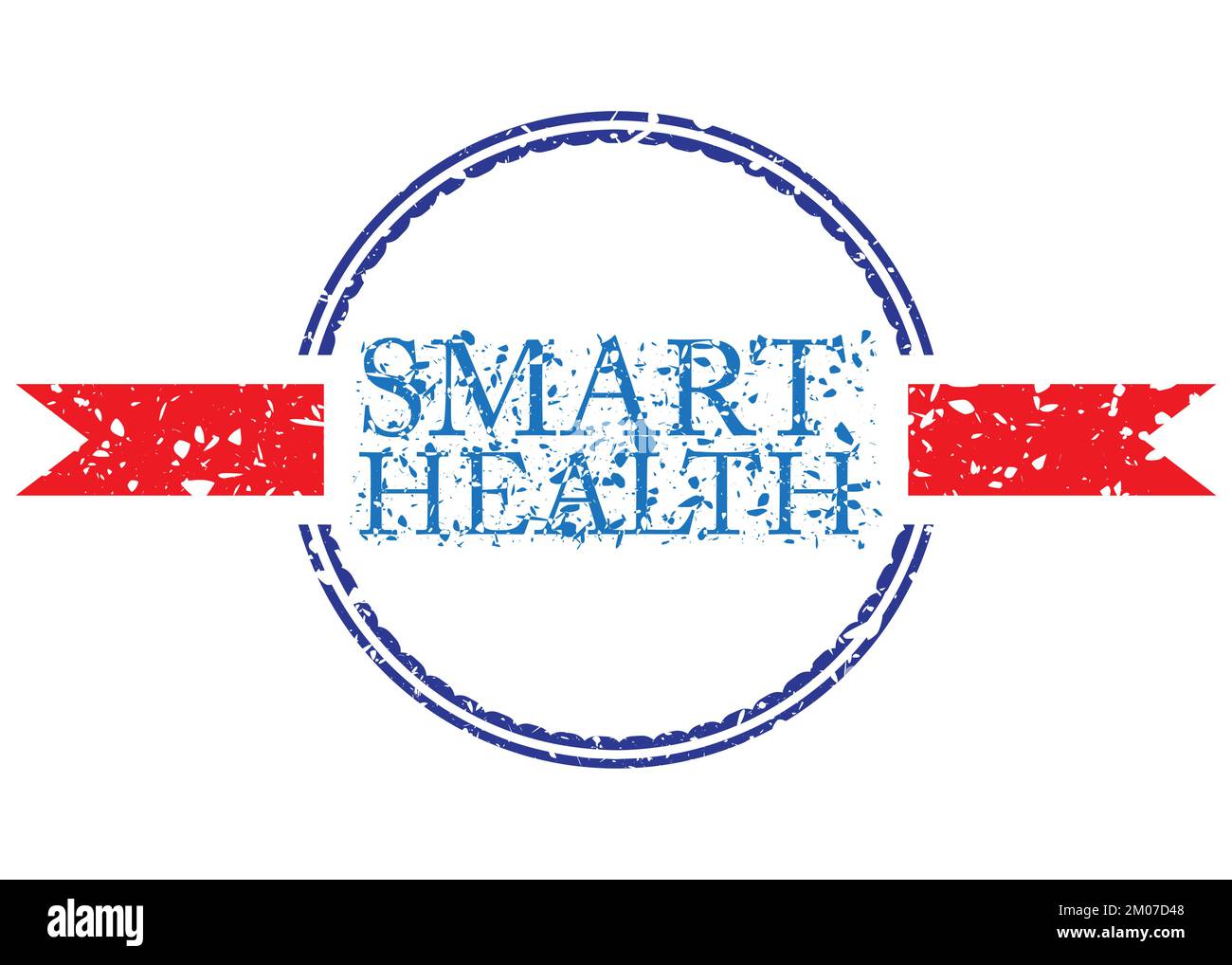 Simple vintage rubber stamp with Smart Health text Stock Vector Image ...