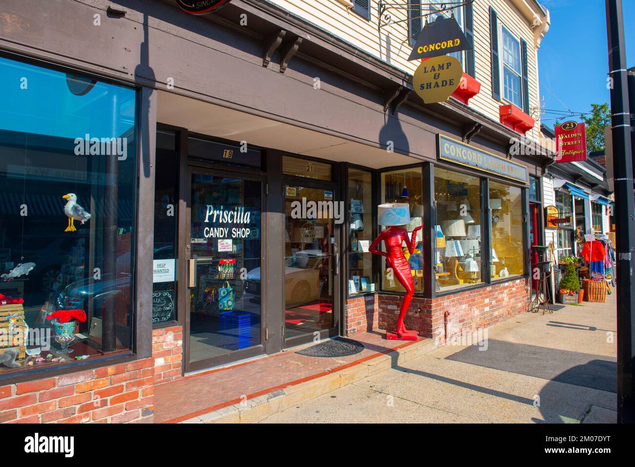 Concord Lamp and Shade at 21 Walden Street near Main Street in historic