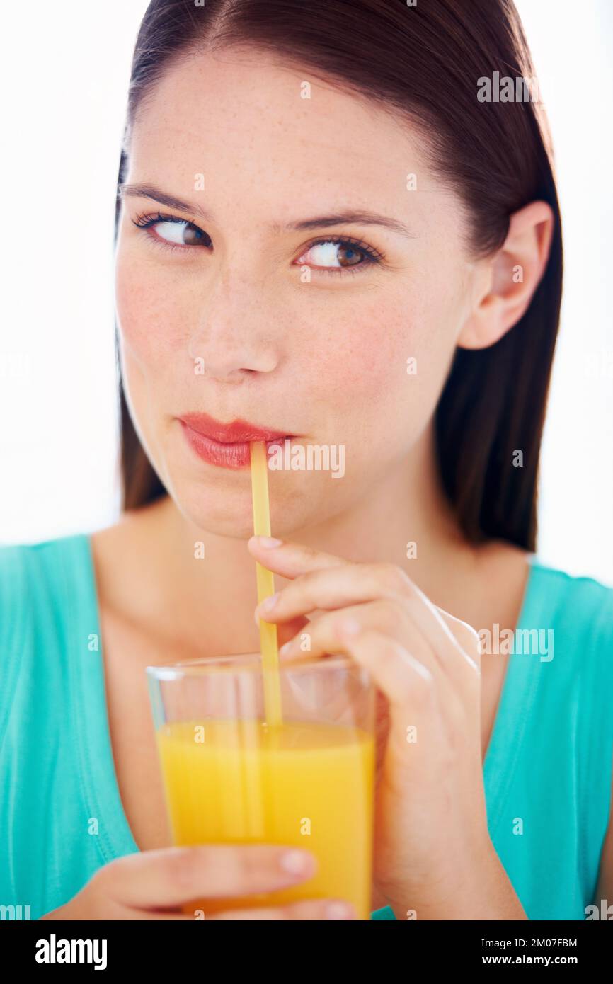 Theres nothing better than freshly squeezed orange juice. An attractive