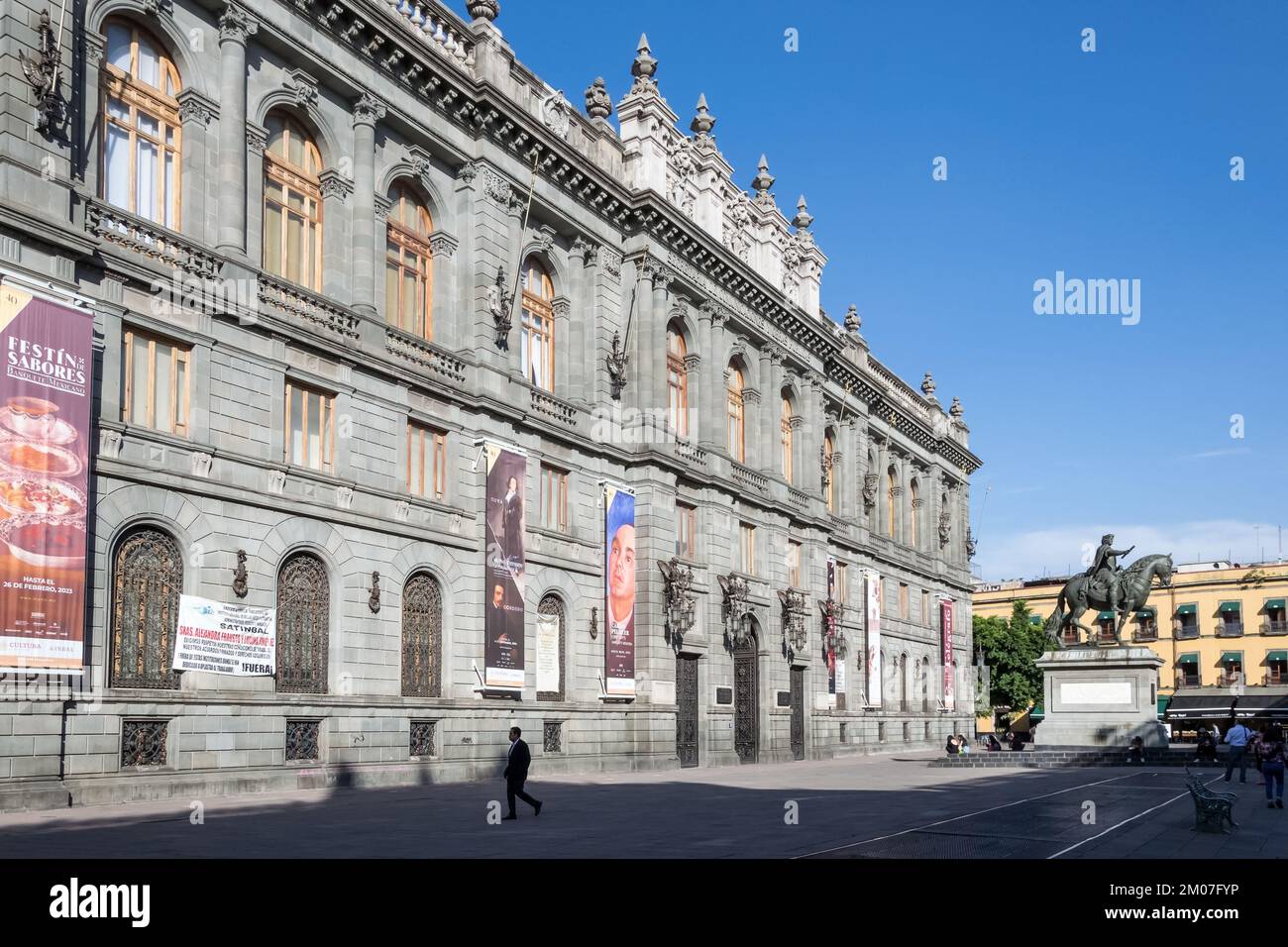 Architectural detail of the Museo Nacional de Arte (MUNAL) (National ...