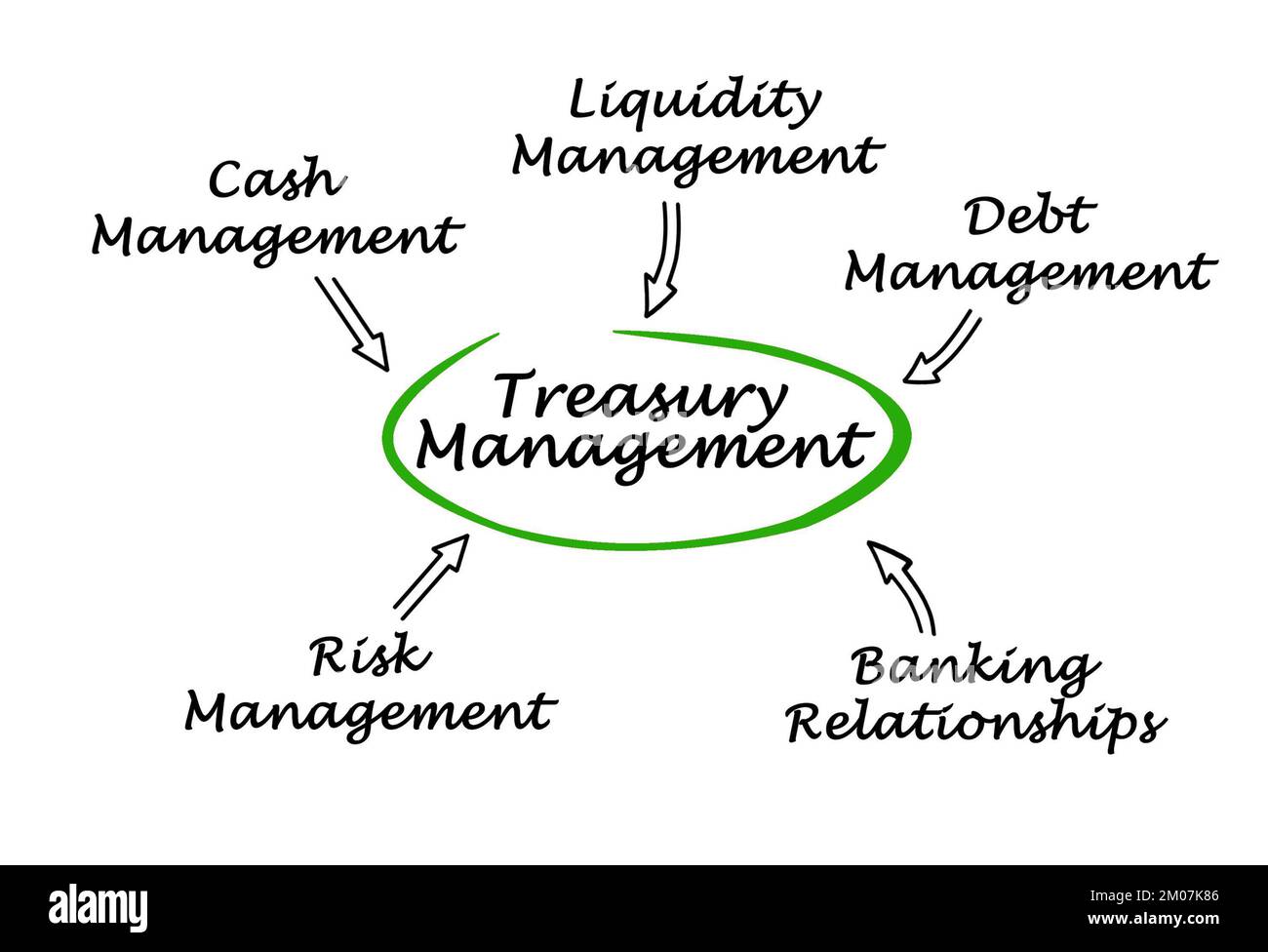 Five Components of Treasury Management Stock Photo Alamy