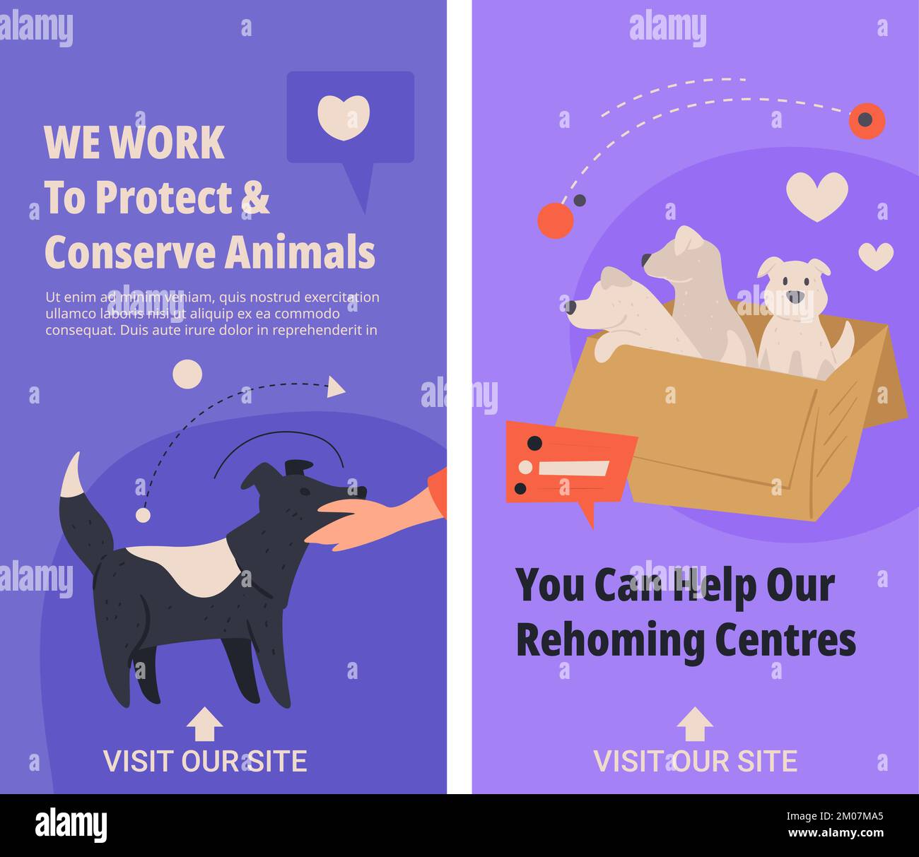 We work to protect and conserve animals vector Stock Vector Image & Art ...