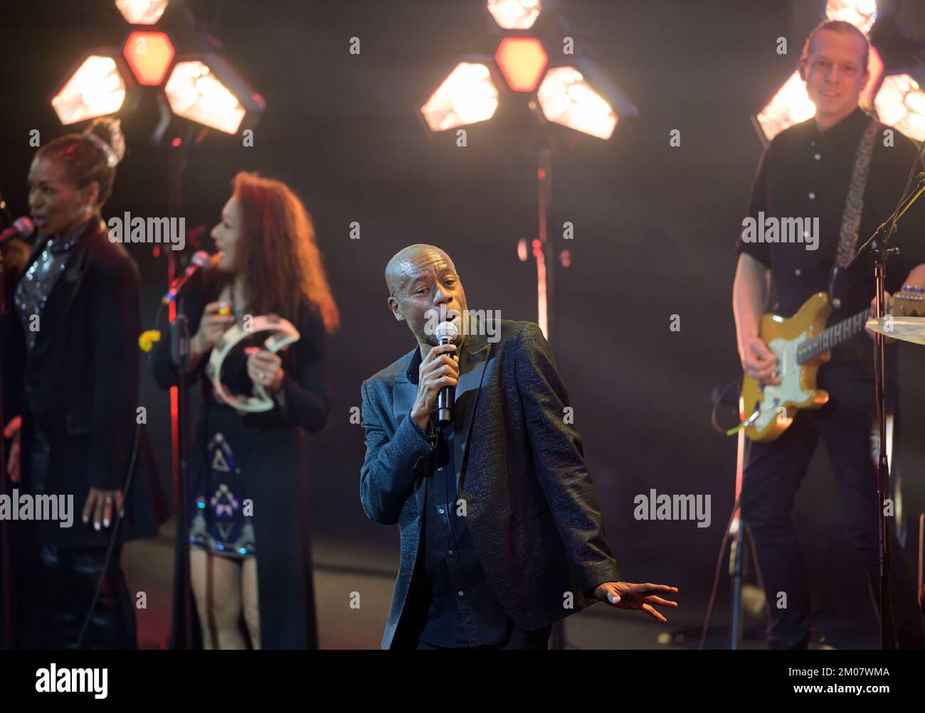 Andrew ROACHFORD, singer, sings, presentation of the German ...