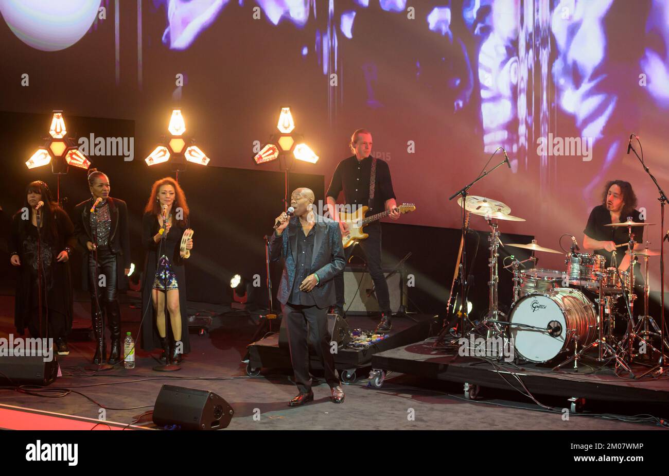 Andrew ROACHFORD, singer, sings, presentation of the German ...