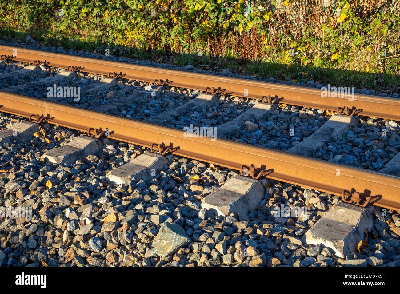 Rusty rails hi-res stock photography and images - Alamy
