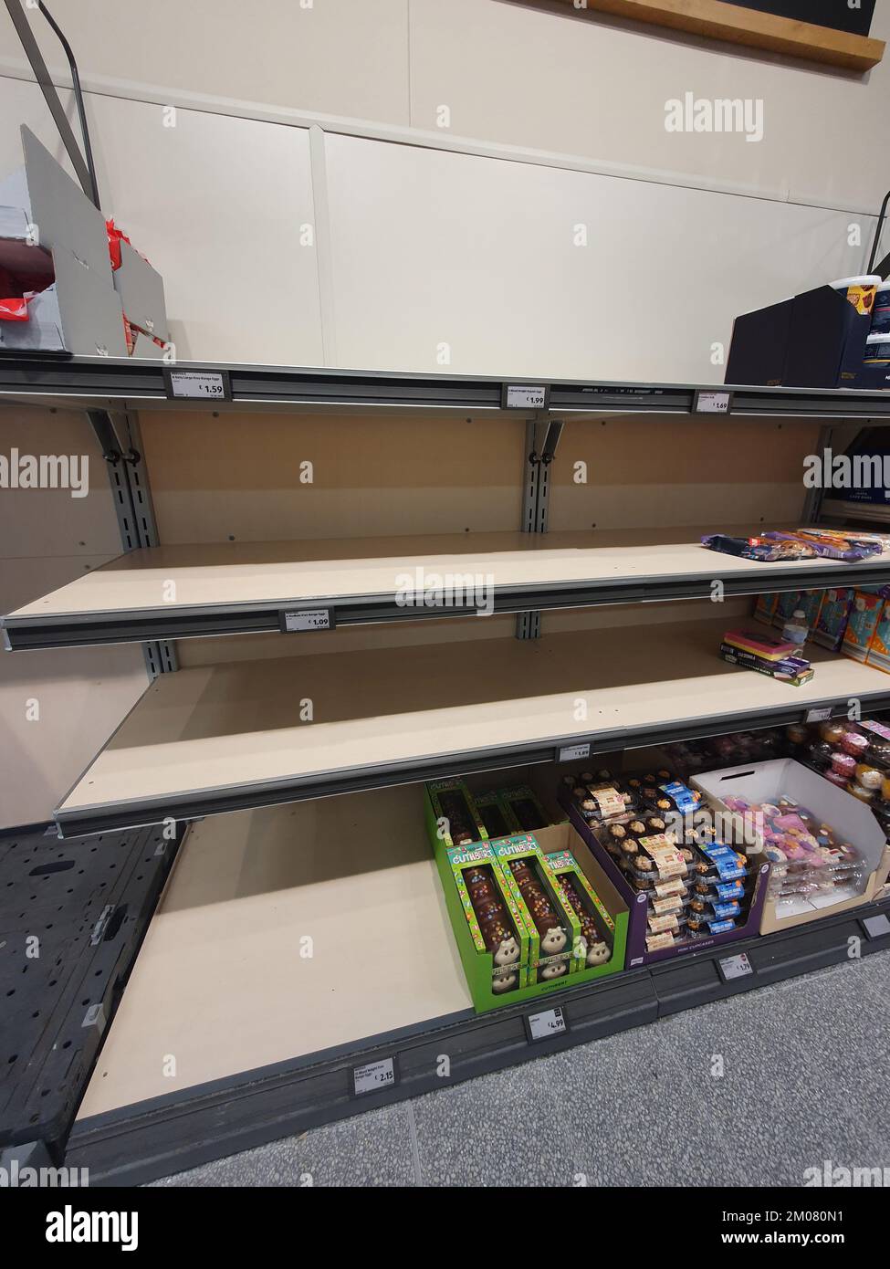 Empty egg shelves hires stock photography and images Alamy