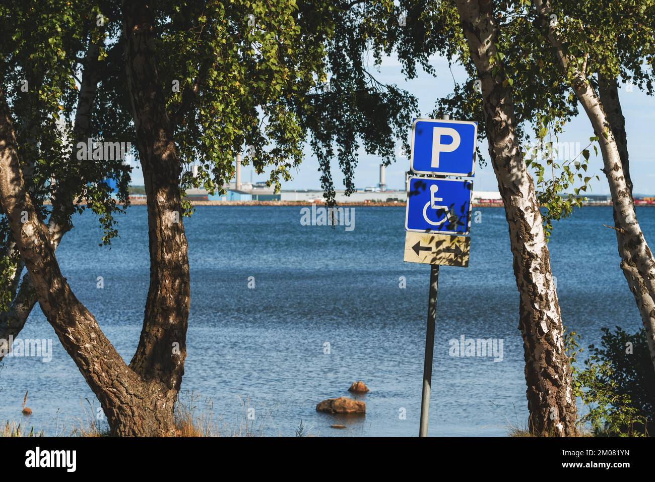 reserved-disabled-parking-space-sign-at-kattegat-sea-shoreline-in