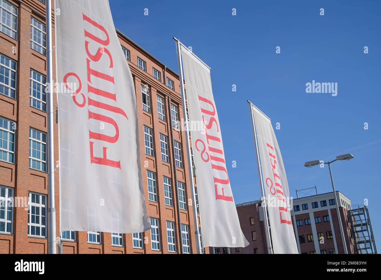 Fujitsu, Thelen Technopark, Wohlrabedamm, Siemensstadt, Spandau, Berlin, Deutschland Stock Photo