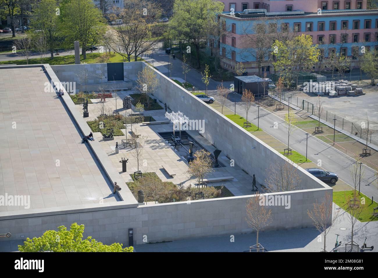 Skulpturengarten, Neue Nationalgalerie, Potsdamer Straße, Mitte, Berlin, Deutschland Stock Photo