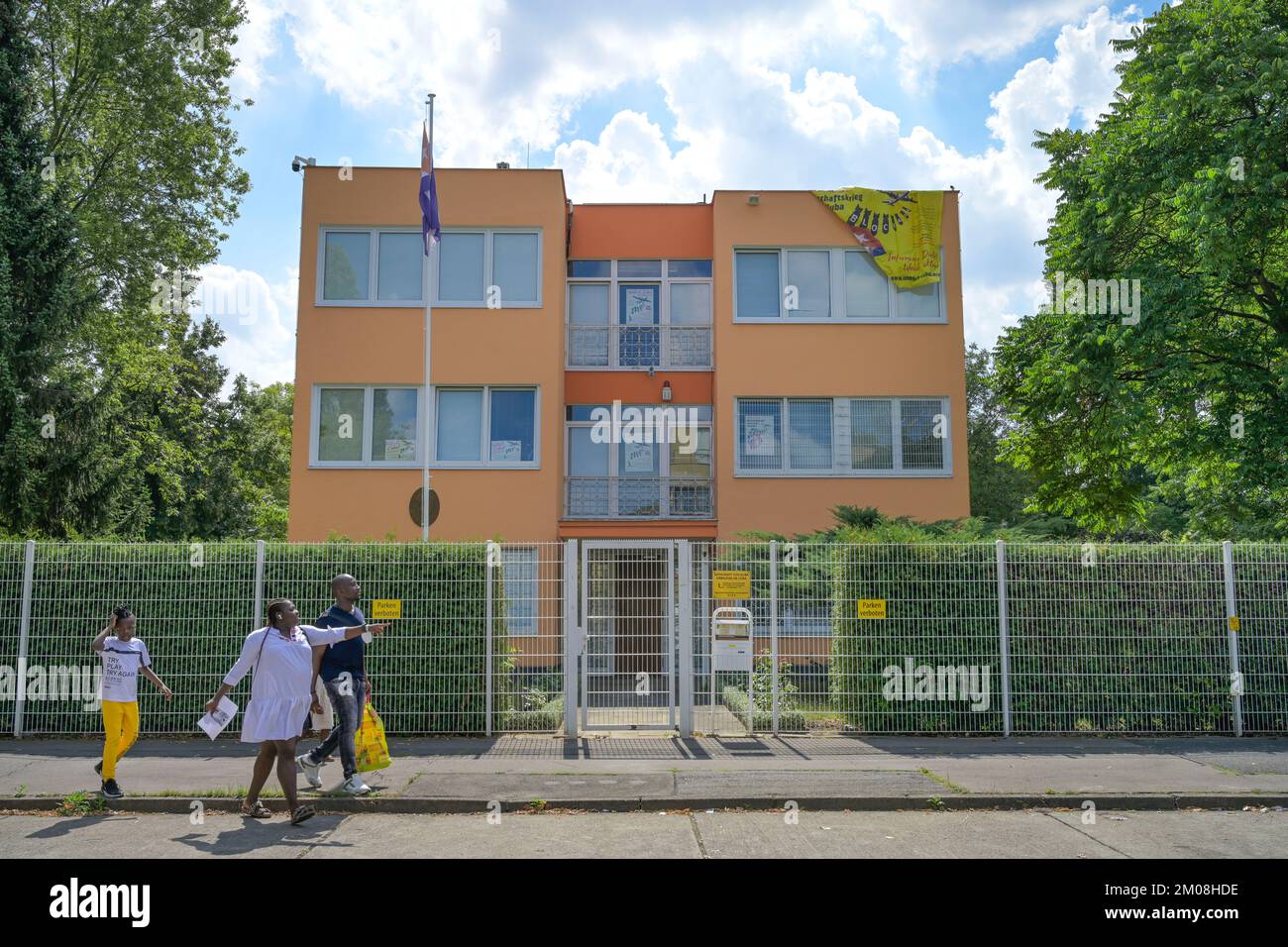 Botschaft Kuba, Stavangerstraße, Pankow, Berlin, Deutschland Stock