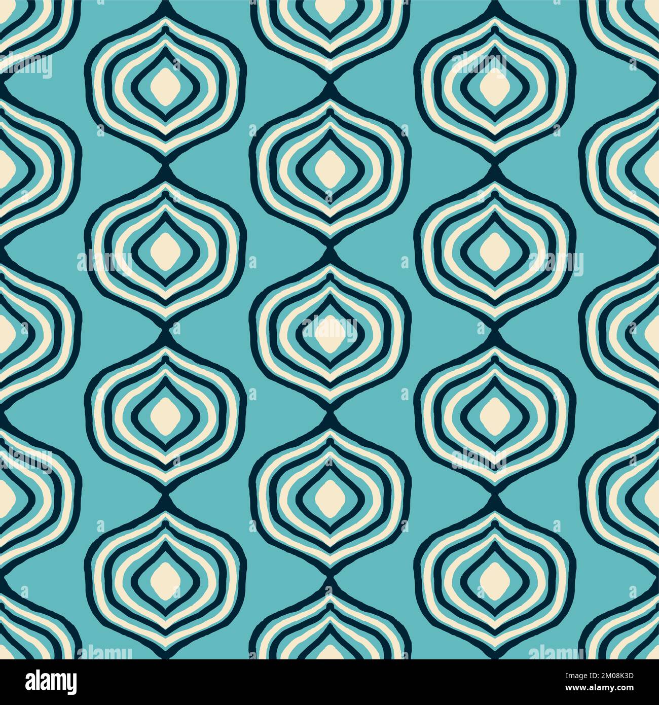 Tribal Ikat Vector Chevron Indian Seamless Pattern Stock Vector Image ...