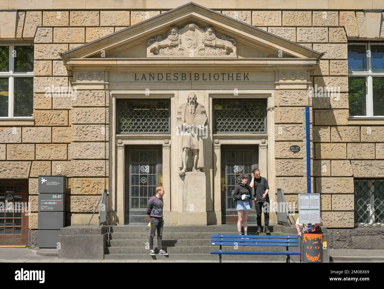 Hochschul und Landesbibliothek RheinMain, Rheinstraße, Wiesbaden