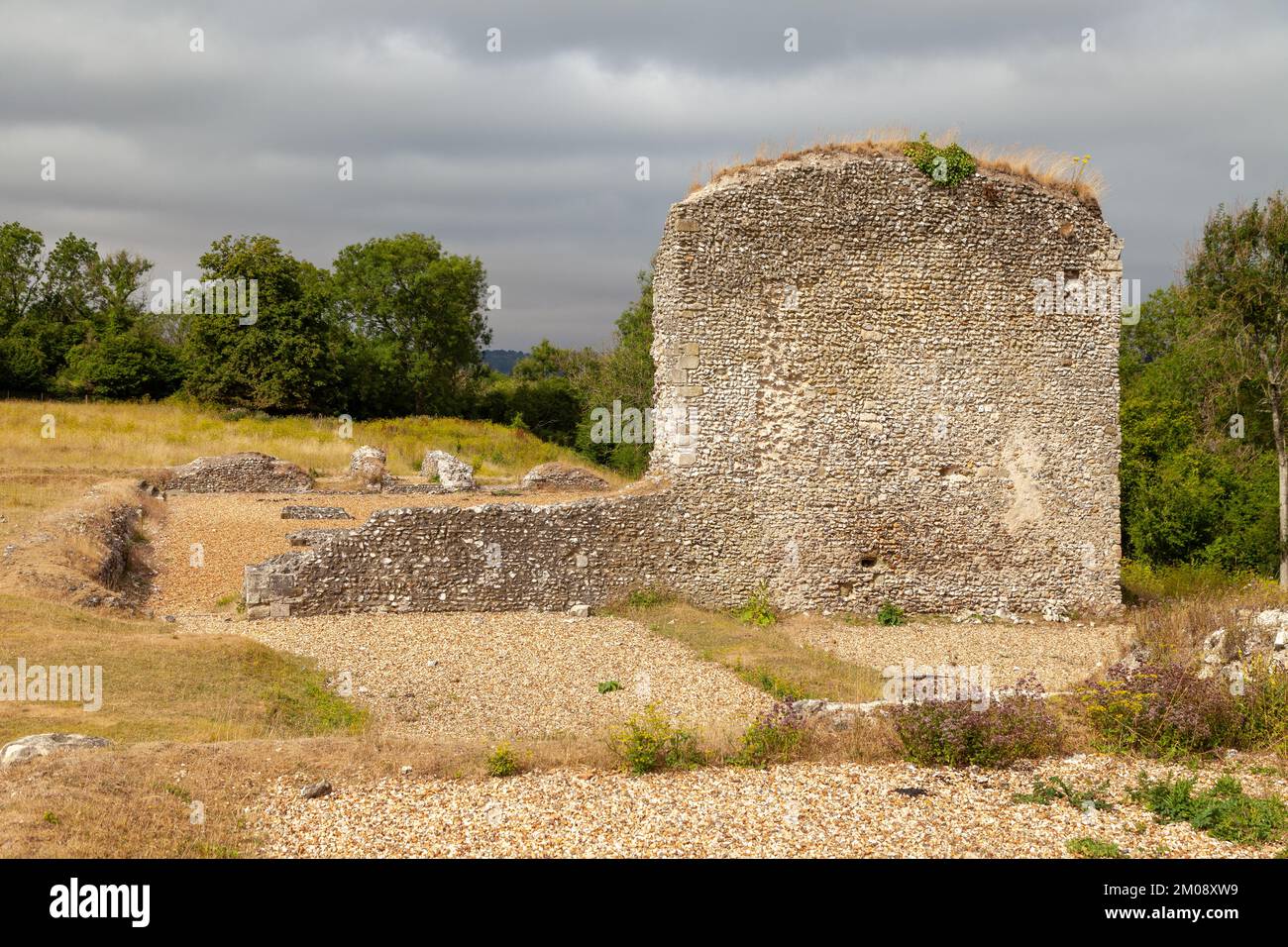 Clarendon Palace ruins near Salisbury Wiltshire UK Stock Photo Alamy