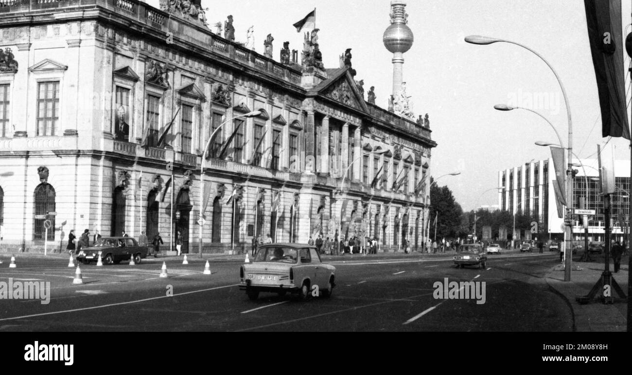 GDR Berlin on the 30th anniversary of the GDR on 02.10.1979 in East Berlin- Mitte, Germany, Europe Stock Photo