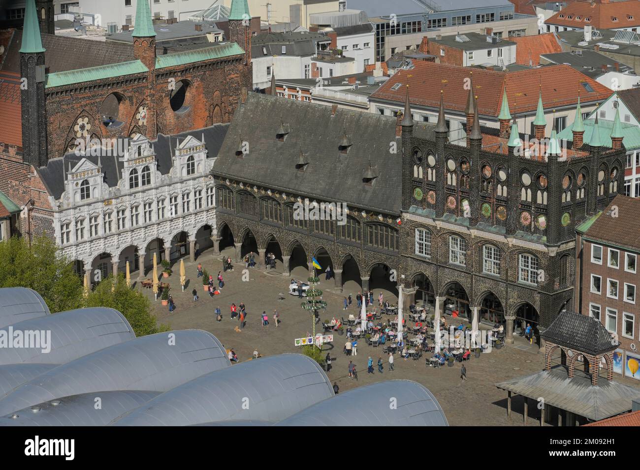 Rathaus, Markt, Lübeck, SchleswigHolstein, Deutschland Stock Photo Alamy