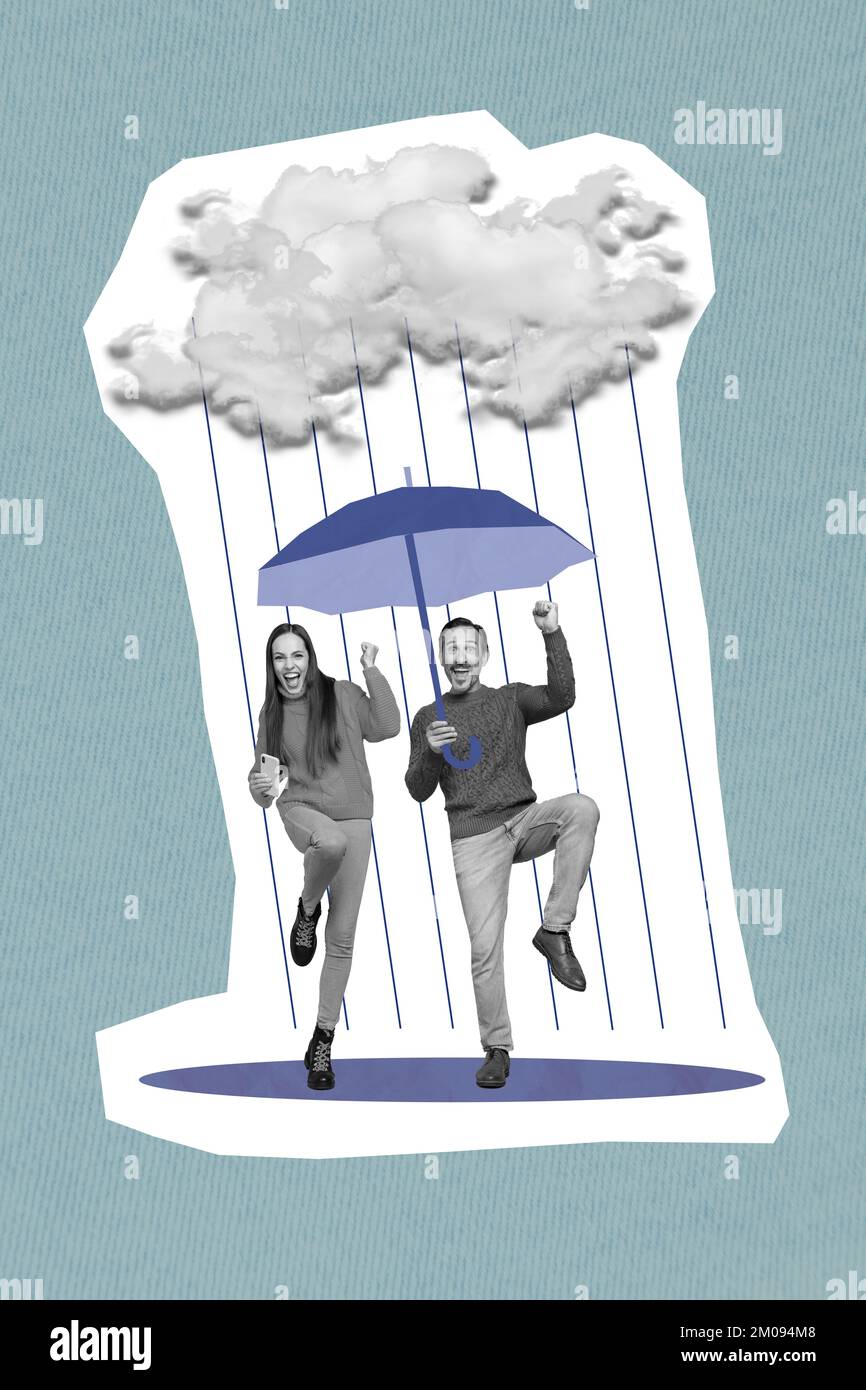 Painting of cloud and rain with umbrella on blue background Stock Photo - Alamy Painting of cloud and rain with umbrella on blue background Stock Photo - Alamy
