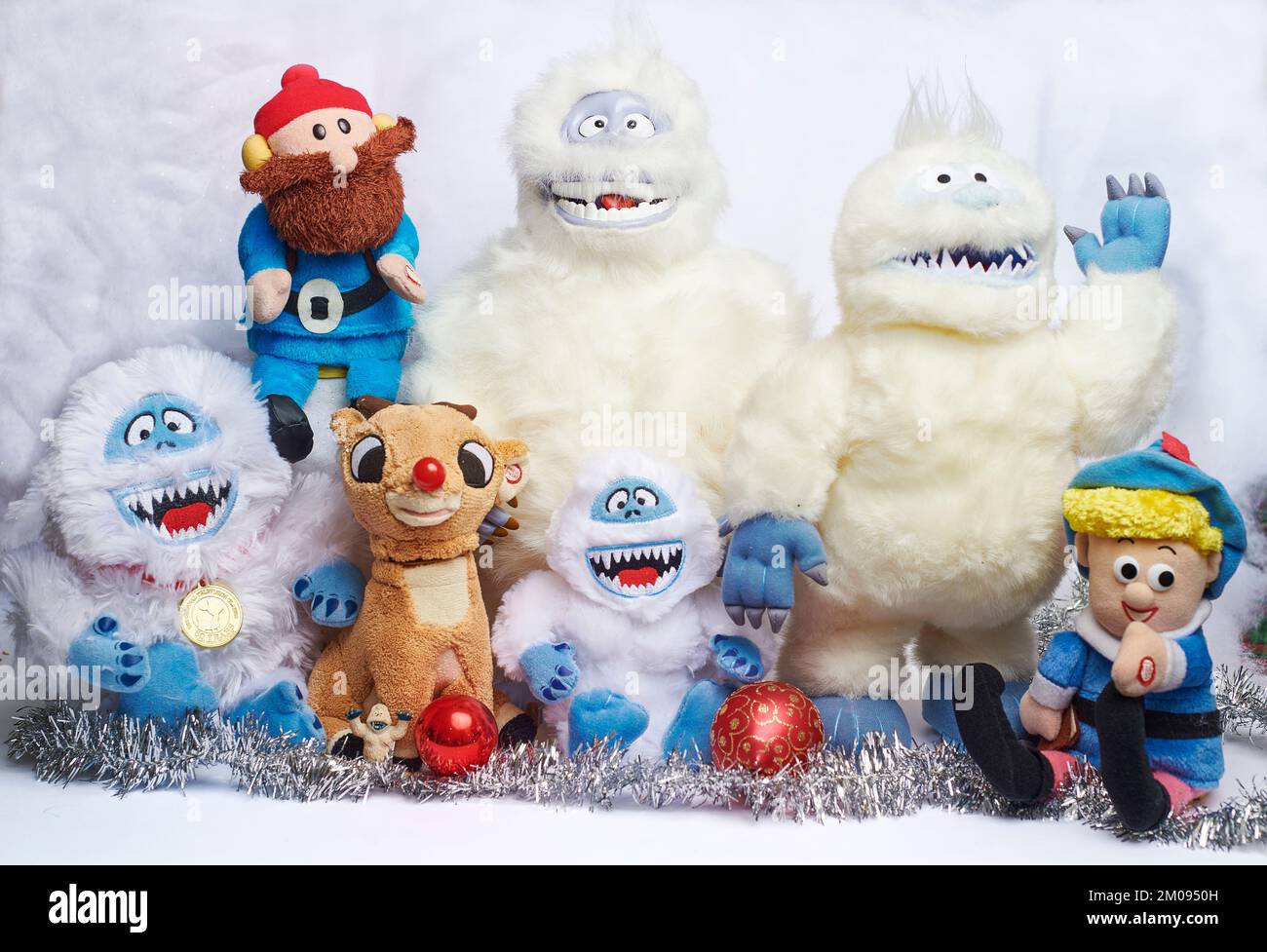 Christmas with Rudolph the Red Nosed Reindeer and friends Stock Photo