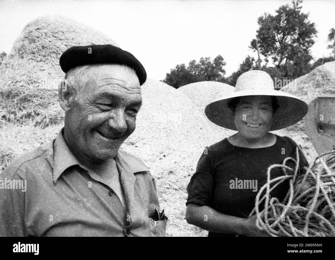 Everyday life of the inhabitants, here on 15.8.1971 in Ibiza, on the holiday island of the Balearic Islands, ESP, Spain, Europe Stock Photo