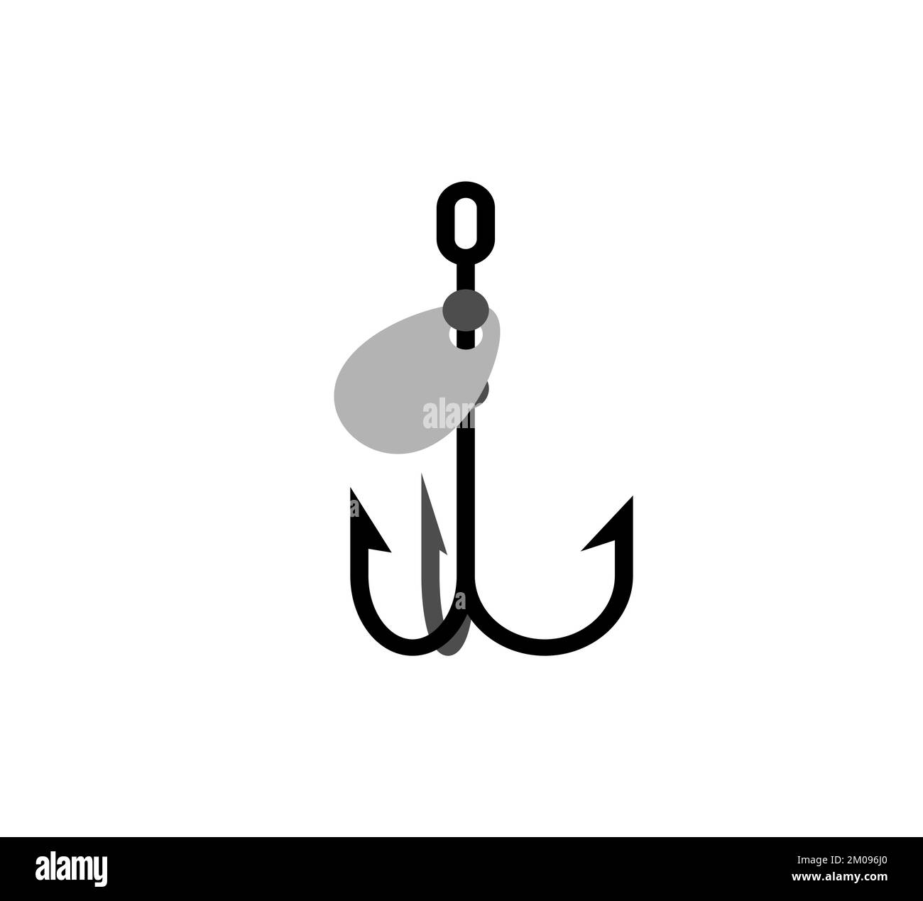 Fishhook vector vectors Black and White Stock Photos & Images - Page 2 -  Alamy