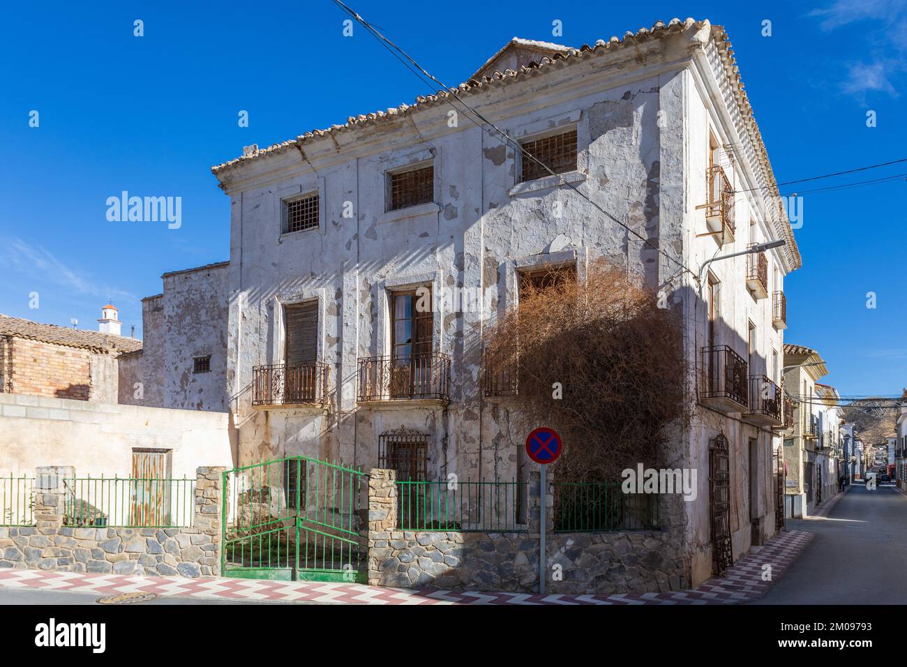 Grand House in Cantoria Town, Almanzora Valley, Almeria province, Andalusia, Spain Stock Photo