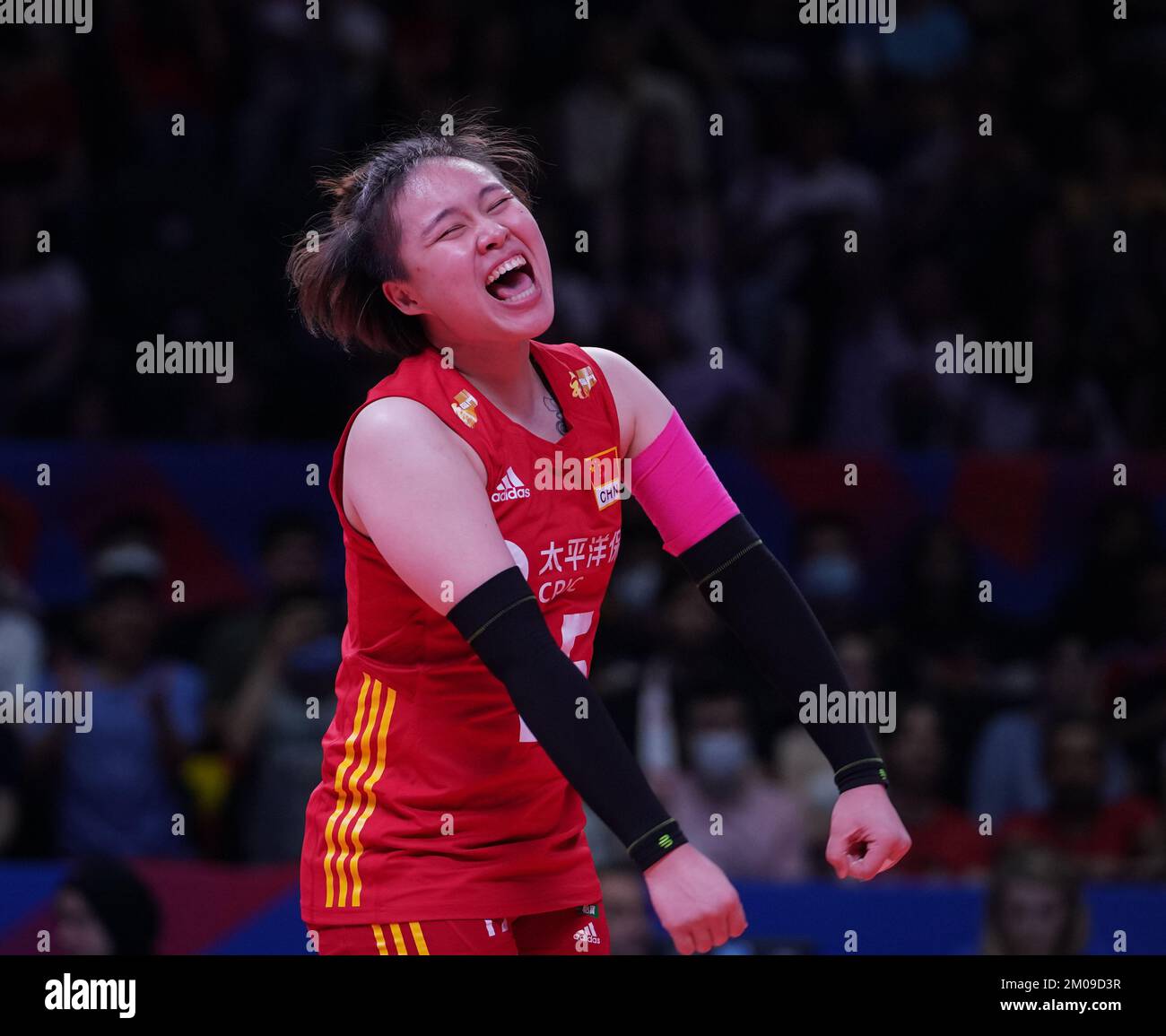 ANKARA, TURKIYE JUNE 04, 2022 Wang Weiyi in China vs Italy VNL Pool