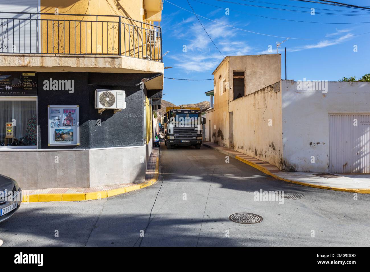 Small Narrow Streets of Cantoria Town, Almanzora Valley, Almeria