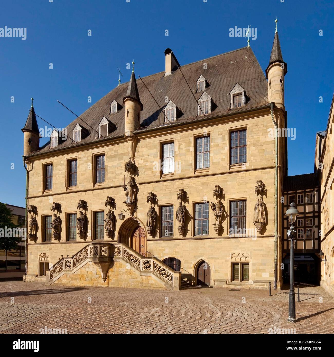 City Hall, Place of Signature of the Peace of Westphalia, Osnabrück, Lower Saxony, Germany, Europe Stock Photo