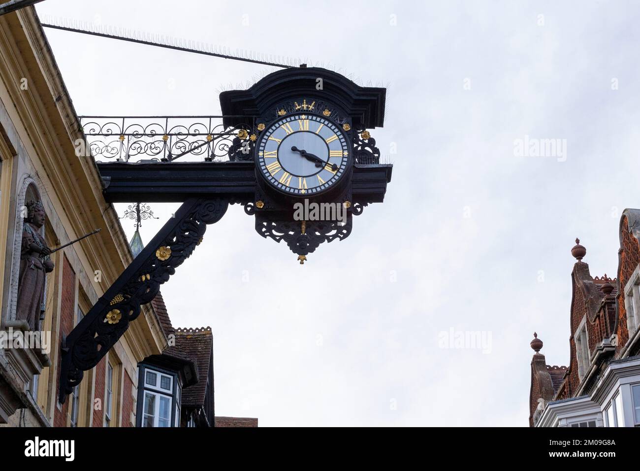 Old Clock, High Street, Winchester, Hampshire, England, United Kingdom