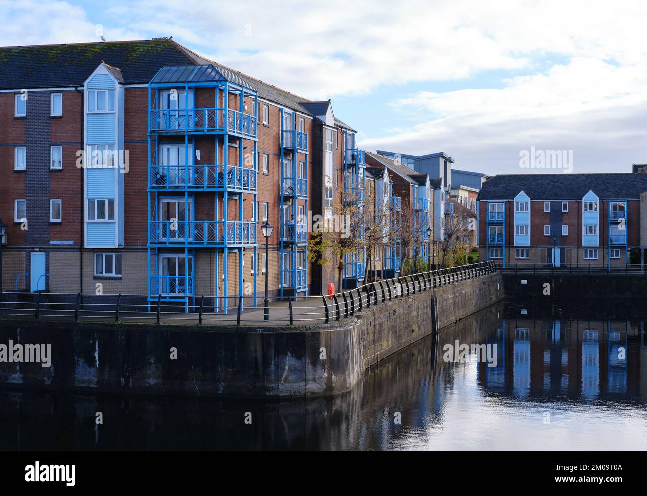 Modern houses in the Maritime Quarter, Swansea Stock Photo Alamy