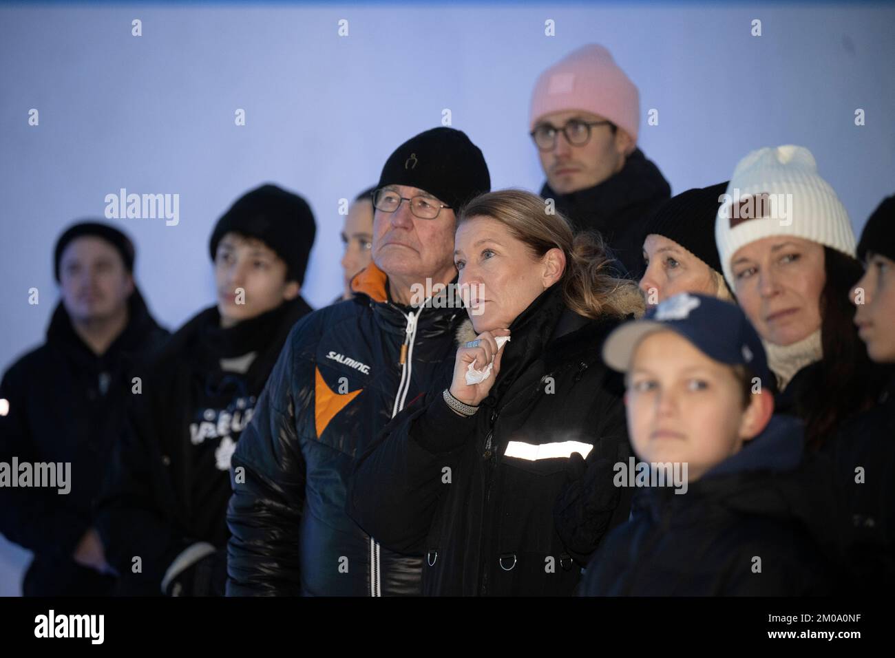 Swedish ice hockey player Borje Salming is honored with his own street in Kiruna, Sweden